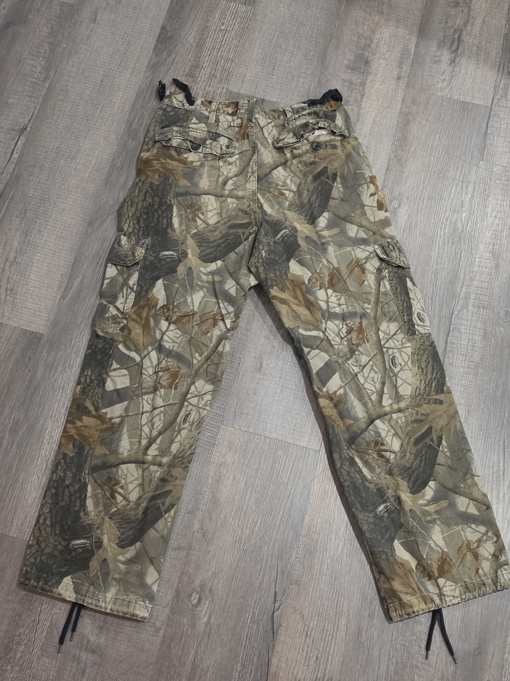 Men's Camo Cargo Pants - Realtree-Style Brown/Green